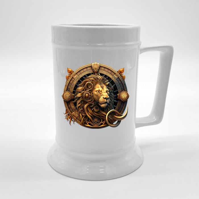 Leo Front & Back Beer Stein