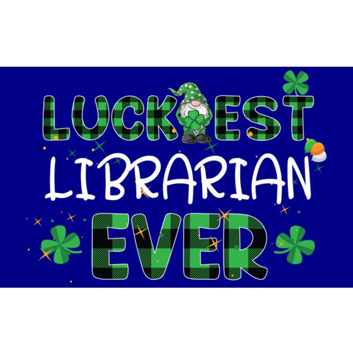 Luckiest Librarian Ever St Patricks Day Library Books Lover Gift Bumper Sticker