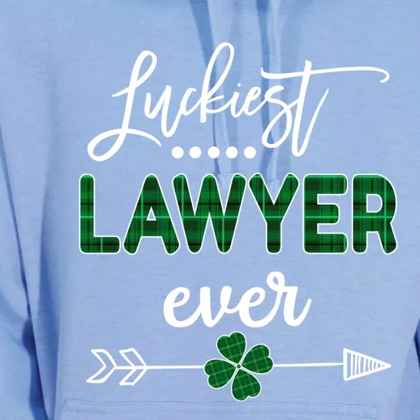 Luckiest Lawyer Ever Gift St Patricks Day Great Gift Unisex Surf Hoodie