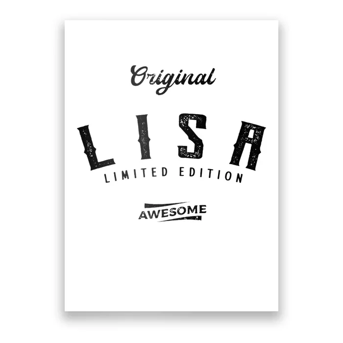 Lisa Limited Edition Poster