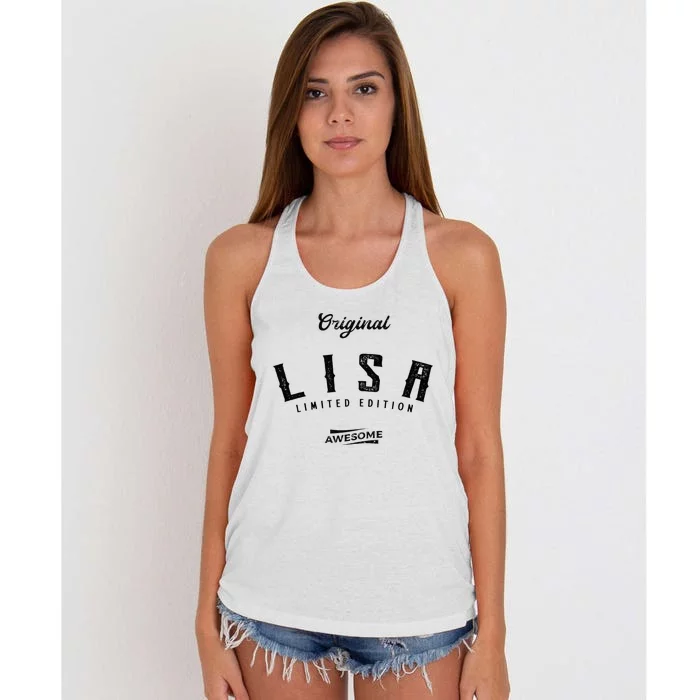 Lisa Limited Edition Women's Knotted Racerback Tank