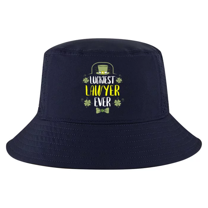 Luckiest Lawyer Ever St Patrick's Day Lawyers Meaningful Gift Cool Comfort Performance Bucket Hat