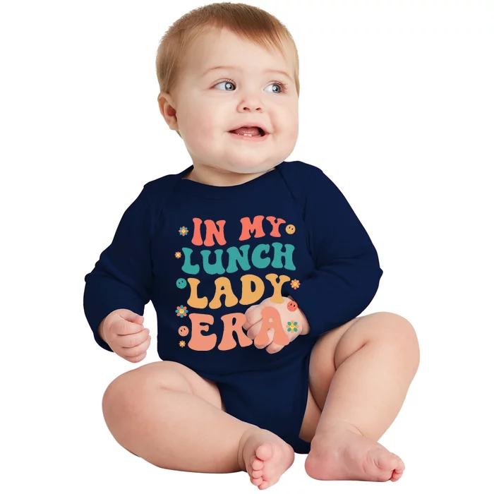 Lunch Lady Era Funny Lunch Lady Baby Long Sleeve Bodysuit