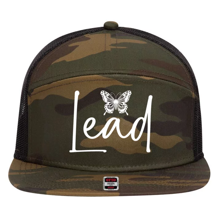 Lead 7 Panel Mesh Trucker Snapback Hat