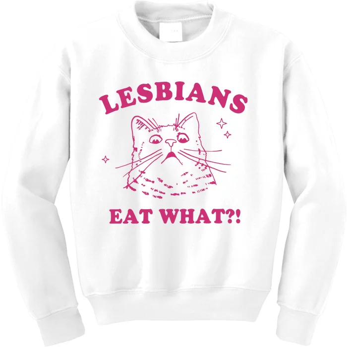 Lgbt Lesbians Eat What Kids Sweatshirt