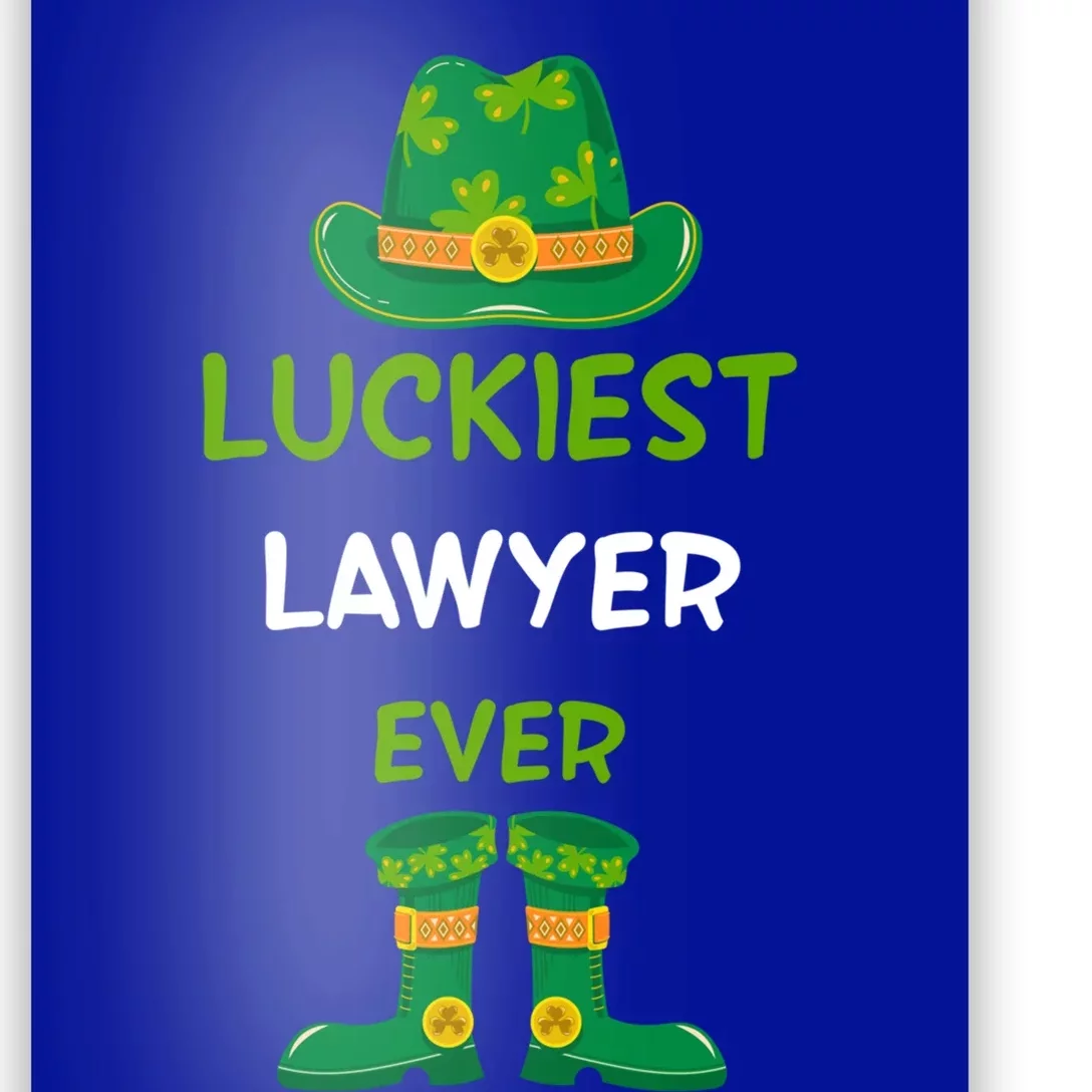 Luckiest Lawyer Ever Irish St Patricks Day Jobs Outfits Tee Gift Poster