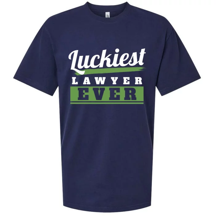 Luckiest Lawyer Ever St Patricks Day Paddys Day Cool Gift Sueded Cloud Jersey T-Shirt