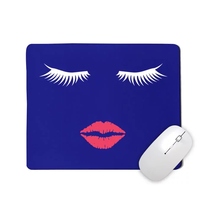 Lash Lady Eyelashes And Make Up Artist Gift For Beautician Cool Gift Mousepad