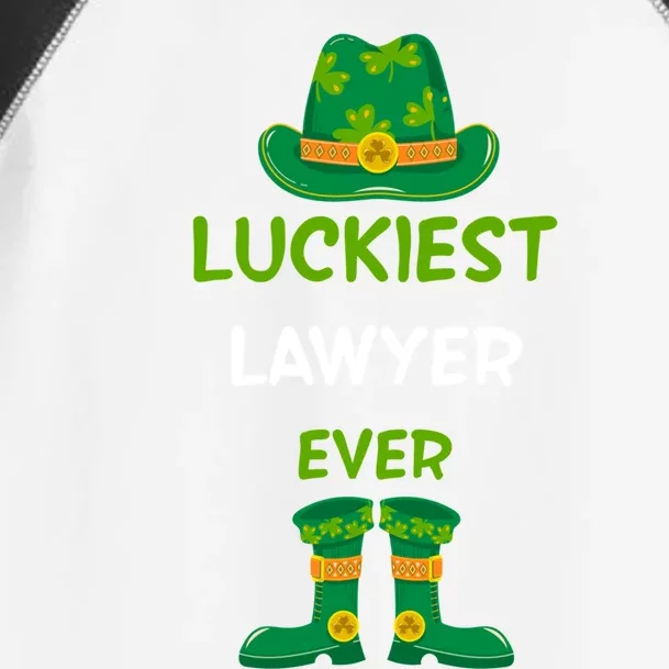 Luckiest Lawyer Ever Irish St Patricks Day Jobs Outfits Tee Funny Gift Toddler Fine Jersey T-Shirt