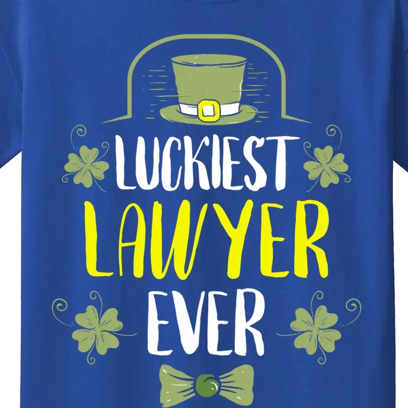 Luckiest Lawyer Ever St Patrick's Day Lawyers Gift Kids T-Shirt