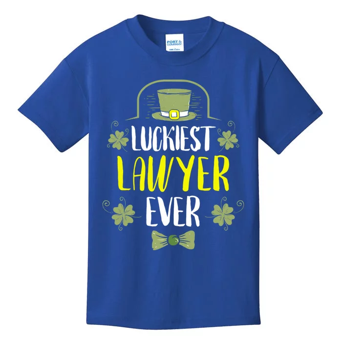 Luckiest Lawyer Ever St Patrick's Day Lawyers Gift Kids T-Shirt