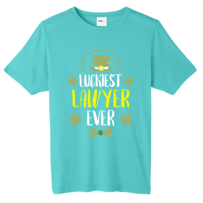 Luckiest Lawyer Ever St Patrick's Day Lawyers Gift ChromaSoft Performance T-Shirt