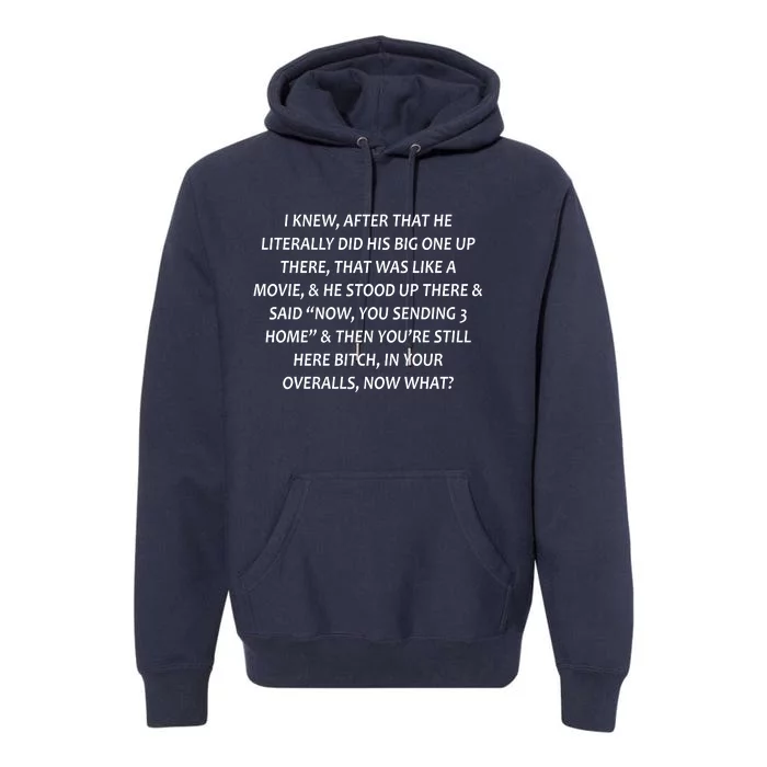 Leah Love Funny Quote Reality Tv Show Premium Hoodie