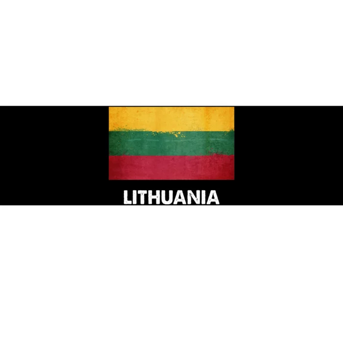 Lithuanian Lithuania Flag Swea Bumper Sticker