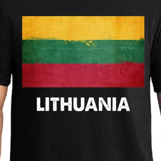 Lithuanian Lithuania Flag Swea Pajama Set