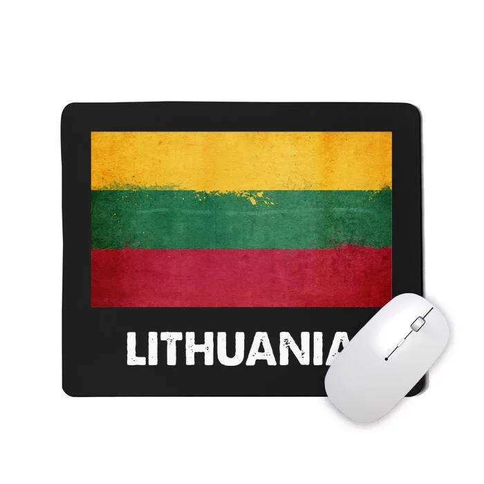 Lithuanian Lithuania Flag Swea Mousepad