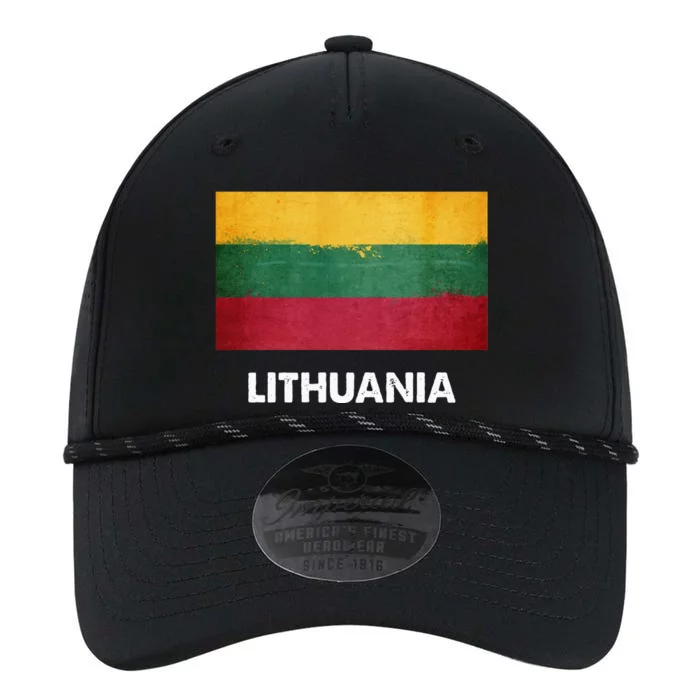 Lithuanian Lithuania Flag Swea Performance The Dyno Cap