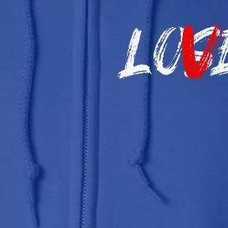 Lover Loser Funny Halloween Horror Costume Full Zip Hoodie