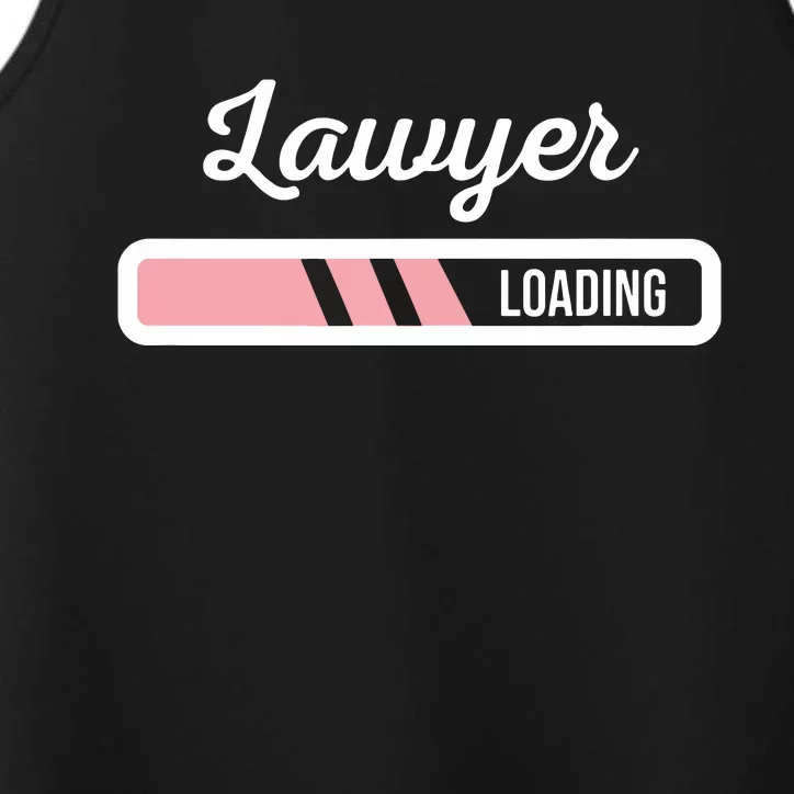 Lawyer Loading Funny New Lawyer Outfit Law Graduate Gift Performance Tank