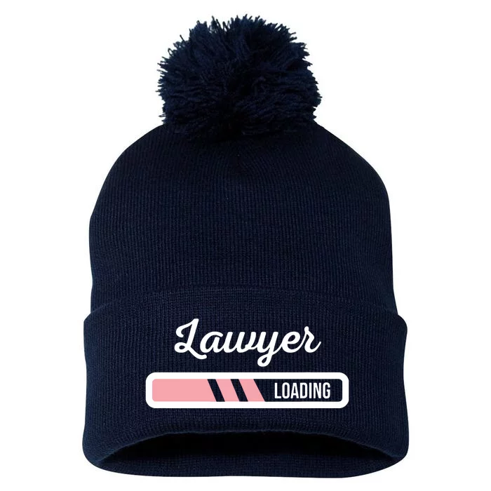 Lawyer Loading Funny New Lawyer Outfit Law Graduate Gift Pom Pom 12in Knit Beanie