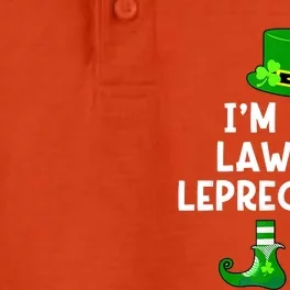 Lawyer Leprechaun Funny St Patrick's Day Dry Zone Grid Performance Polo