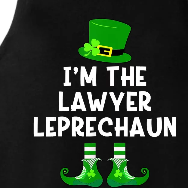 Lawyer Leprechaun Funny St Patrick's Day Ladies Tri-Blend Wicking Tank