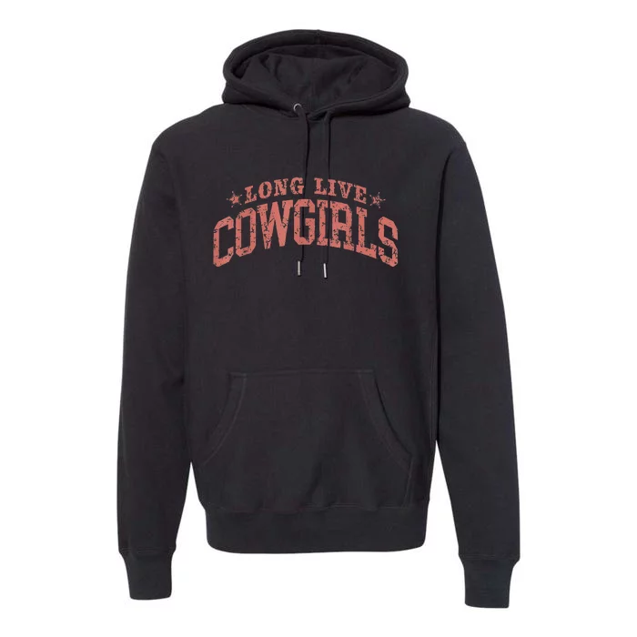 Long Live Funny Howdy Gifts Cowgirls Black Premium Hoodie