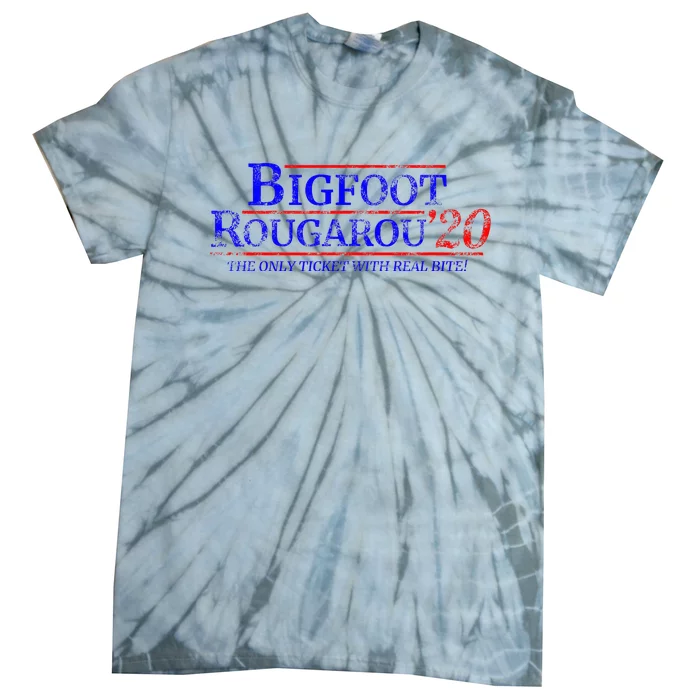 Louisiana Local Folklore Rougarou Halloween Vintage Cryptid Tie-Dye T-Shirt