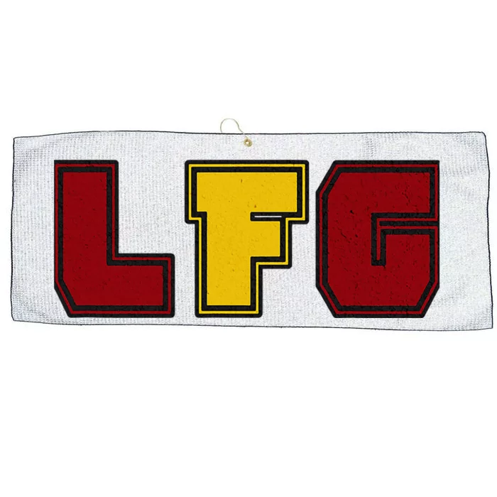 Lfg Lets Fucking Go Large Microfiber Waffle Golf Towel