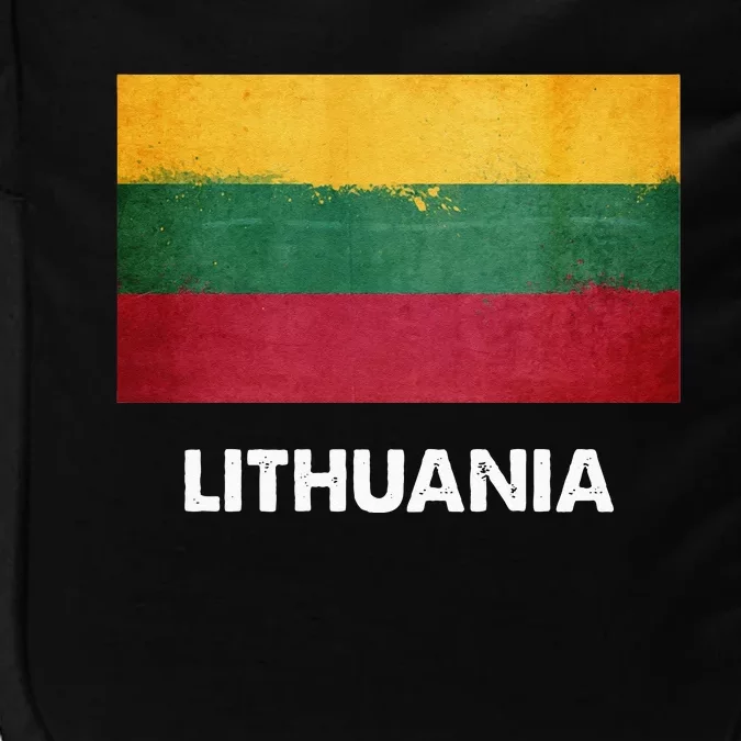 Lithuanian Lithuania Flag Swea Impact Tech Backpack