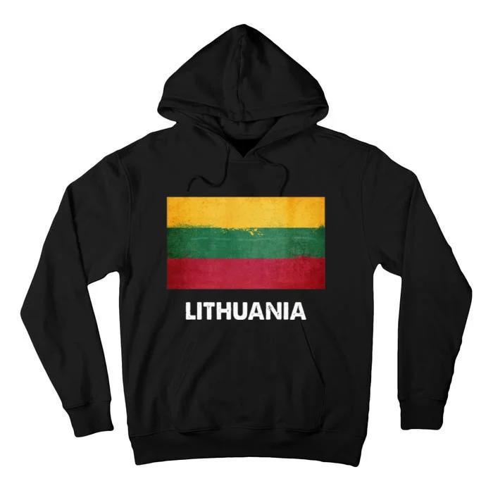 Lithuanian Lithuania Flag Swea Tall Hoodie