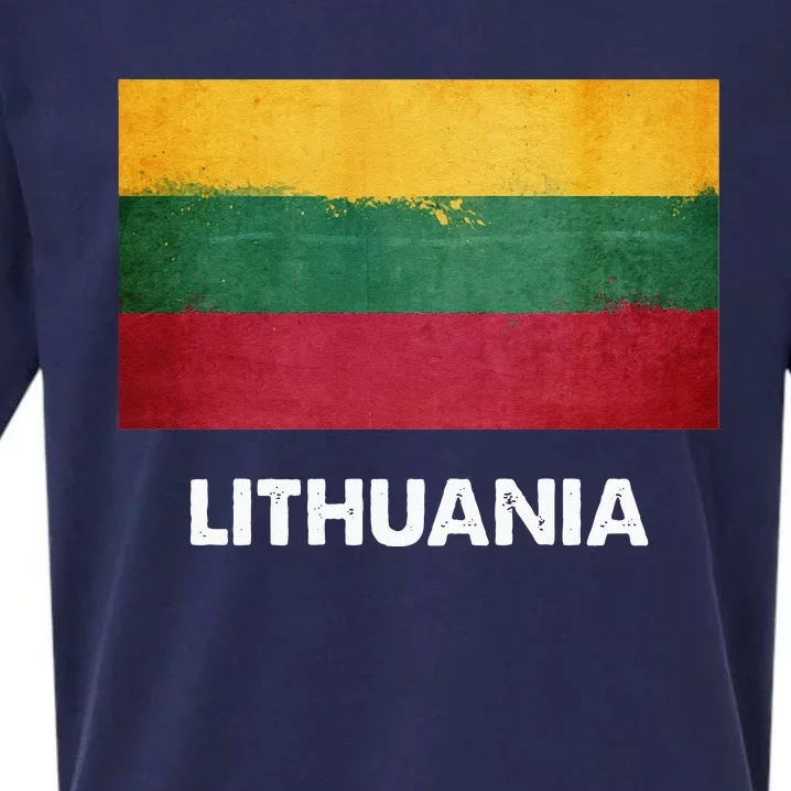 Lithuanian Lithuania Flag Swea Sueded Cloud Jersey T-Shirt