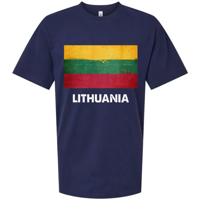 Lithuanian Lithuania Flag Swea Sueded Cloud Jersey T-Shirt