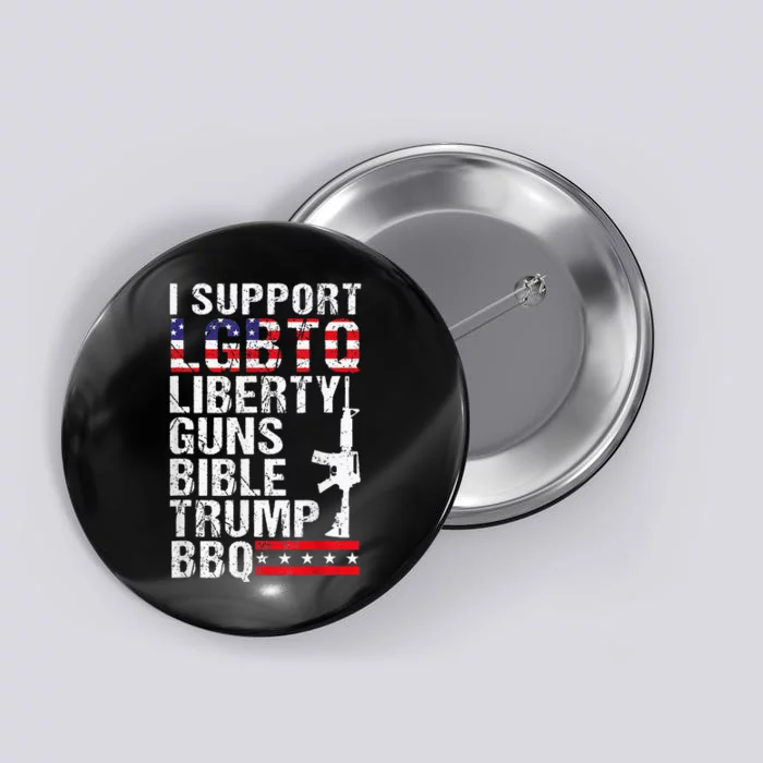 Lgbtq Liberty Guns Bible Trump Bbq Button