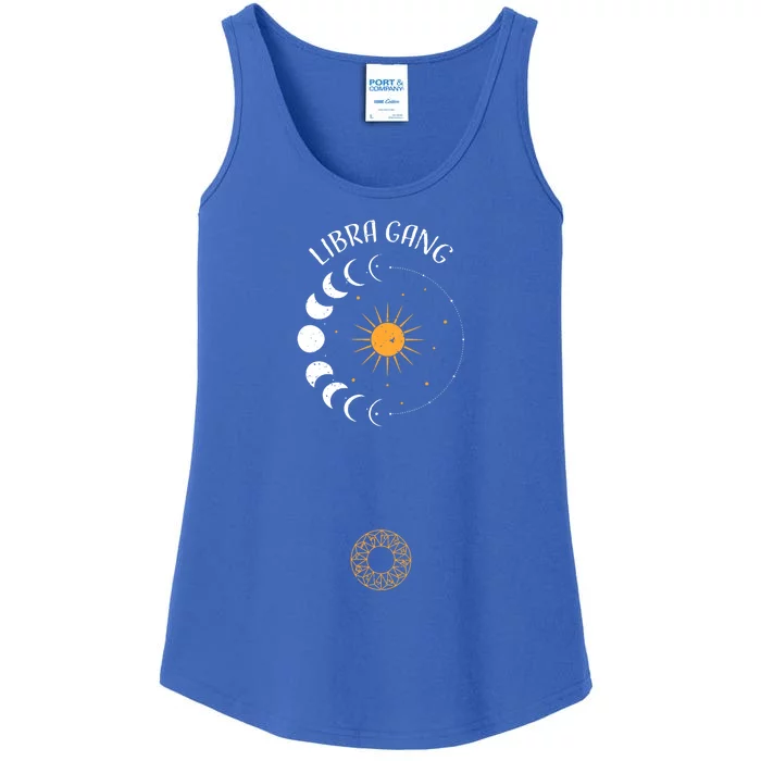 Libra: Libra Gang Astrology Sayings Cute Gift Ladies Essential Tank