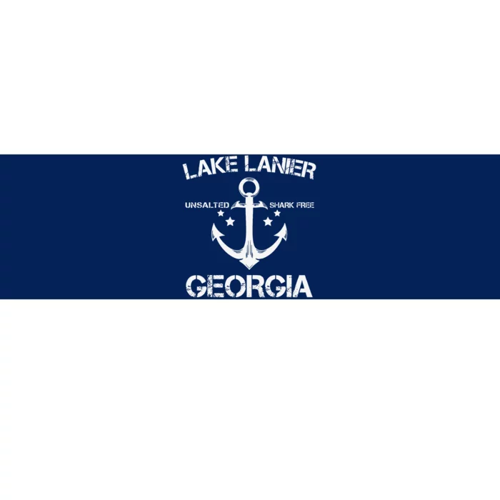 LAKE LANIER GEORGIA Funny Fishing Camping Summer Gift Bumper Sticker