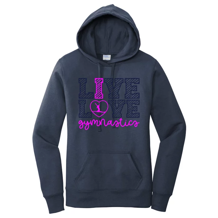 Live Love Gymnastics Women's Pullover Hoodie