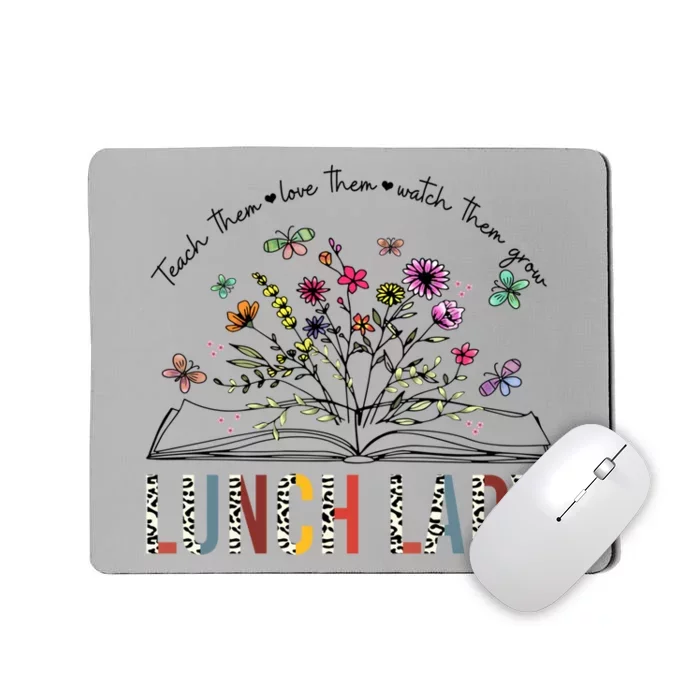 Lunch Lady Gift Teacher Book Wildflower Great Gift Mousepad