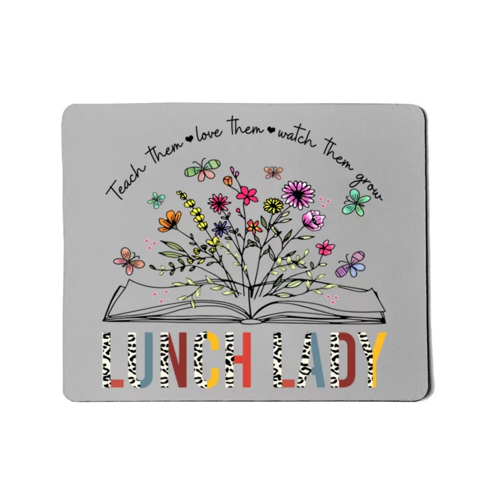 Lunch Lady Gift Teacher Book Wildflower Great Gift Mousepad