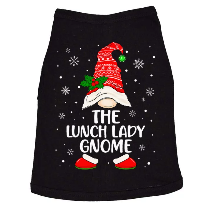 Lunch Lady Gnome Funny School Cafeteria Worker Christmas Doggie Tank