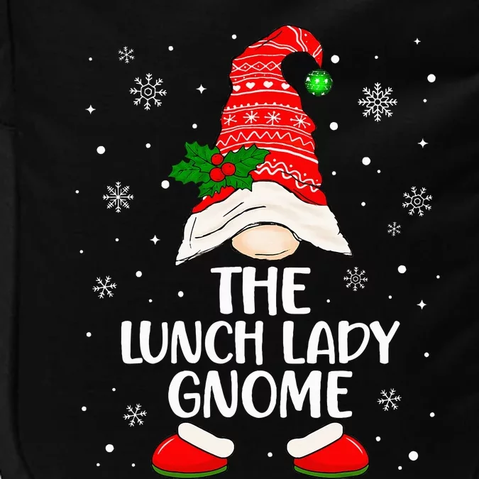 Lunch Lady Gnome Funny School Cafeteria Worker Christmas Impact Tech Backpack