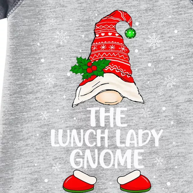 Lunch Lady Gnome Funny School Cafeteria Worker Christmas Infant Baby Jersey Bodysuit