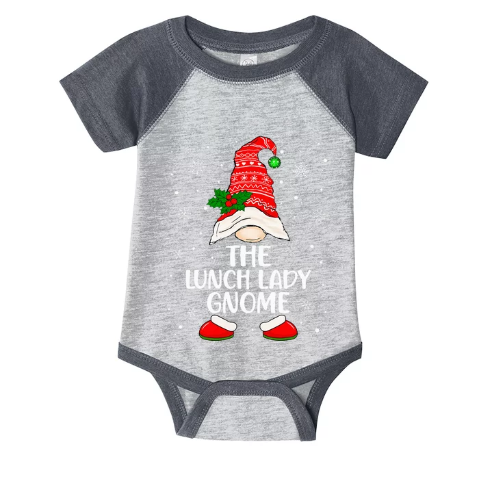 Lunch Lady Gnome Funny School Cafeteria Worker Christmas Infant Baby Jersey Bodysuit