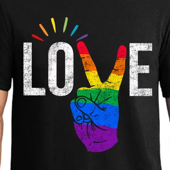 Love Lgbt Gift Pajama Set