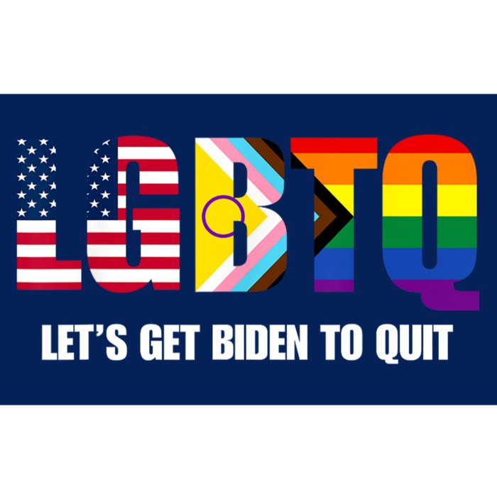 LGBTQ Lets Get Biden To Quite Funny Gay Pride Bumper Sticker