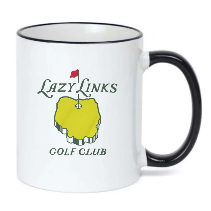 Lazy Links Golf Club Black Color Changing Mug