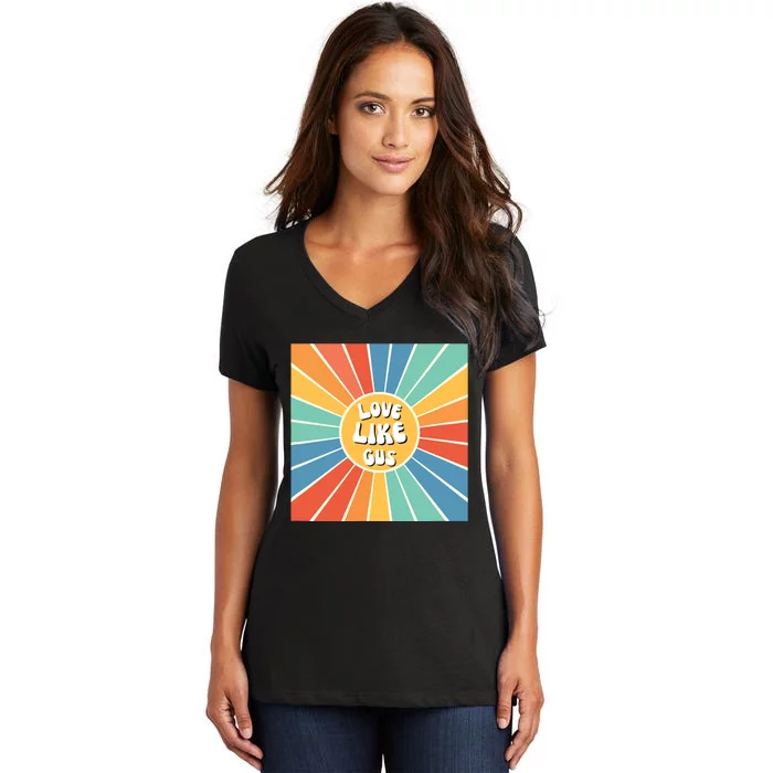 Love Like Gus Women's V-Neck T-Shirt