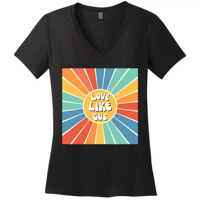 Love Like Gus Women's V-Neck T-Shirt