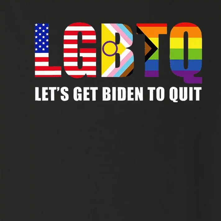 Lgbtq Lets Get Biden To Quite Toddler Long Sleeve Shirt