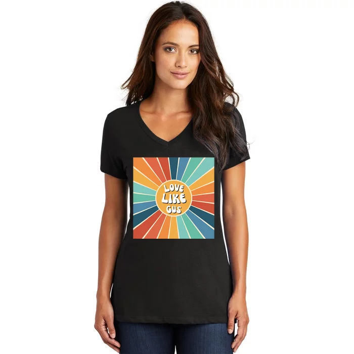 Love Like Gus Women's V-Neck T-Shirt